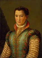 Allori, Alessandro - Porträt Eleonora von Toledo (1522-1562), Ehefrau von Cosimo I. de' Medici