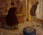 Degas, Edgar - Interieur mit zwei Figuren