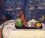 Pissarro, Camille - Stilleben mit Kaffeekanne
