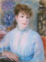Renoir, Pierre Auguste - Bildnis einer Frau
