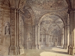 ClÃ©risseau, Charles Louis - Interieur der Villa Madama in Rom