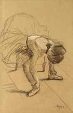 Degas, Edgar - Sitzende Tänzerin, ihren Schuh richtend