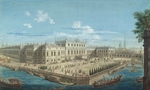 Grekow, Alexei Angileewitsch - Ansicht des Sommerpalastes der Kaiserin Elisabeth an der Fontanka in St. Petersburg