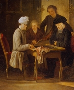 Huber, Jean - Voltaire am Schachtisch