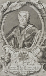 Leopold, Johann Christian - Porträt des Herzogs Karl Friedrich von Holstein-Gottorp (1700-1739)