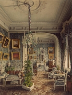 Mayblum, Jules - Der Stroganow-Palast in Sankt Petersburg. Boudoir