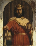 Meissonier, Ernest Jean Louis - Karl der Große, König der Franken