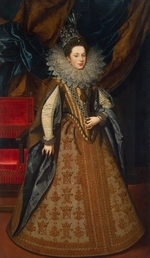 Pourbus, Frans, der Jüngere - Porträt der Prinzessin Margarete von Savoyen (1589-1655), Herzogin von Mantua und Monferrat, Vizekönigin von Portugal