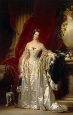 Robertson, Christina - Porträt der Kaiserin Alexandra Fjodorowna (Charlotte von Preußen), Frau des Kaisers Nikolaus I. (1798-1860)