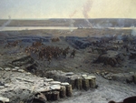 Roubaud, Franz - Panoramagemälde Die Belagerung von Sewastopol (Ausschnitt)