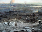 Roubaud, Franz - Panoramagemälde Die Belagerung von Sewastopol (Ausschnitt)