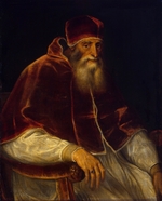 Tizian - Porträt des Papstes Paul III.