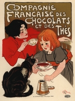 Steinlen, Théophile Alexandre - Compagnie Française des Chocolate et des Thés (Plakat)