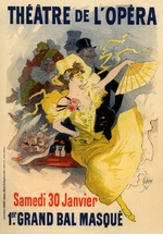 Chéret, Jules - Théatre de l'opéra. Bal masqué (Plakat)