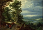 Brueghel, Jan, der Ältere - Am Rande des Waldes (Die Flucht nach Ägypten)