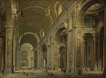 Pannini (Panini), Giovanni Paolo - Interieur des Petersdoms in Rom