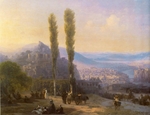 Aiwasowski, Iwan Konstantinowitsch - Blick auf Tiflis