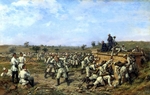Kowalewski, Pawel Ossipowitsch - Die Rast des Sarajsker Infanterie-Regiments. 1877