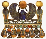 AltÃ¤gyptische Kunst - Pektorale mit dem Chepre Skarabäus aus dem Grab von Tutanchamun