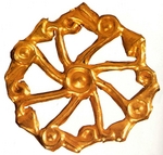 Kunst der Skythen - Die Phalerae (runde Platte aus Gold)