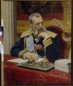 Repin, Ilja Jefimowitsch - Porträt von Großfürst Wladimir Alexandrowitsch von Russland (1847-1909)