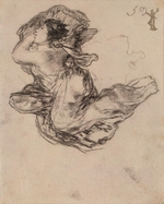 Goya, Francisco, de - Junge Frau, in der Luft schwebend