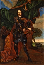 Russischer Meister - Porträt des Zaren Peter I. (1672-1725)