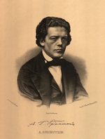 Borel, Pjotr Fjodorowitsch - Porträt von Komponist Anton Rubinstein (1829-1894)