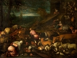 Bassano, Jacopo, il vecchio - Der Einzug der Tiere in die Arche Noah