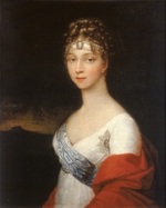 Unbekannter Künstler - Porträt der Kaiserin Elisabeth Alexejewna, Prinzessin Luise von Baden (1779-1826)