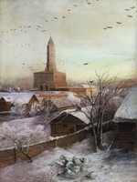 Sawrassow, Alexei Kondratjewitsch - Der Sucharew-Turm in Moskau