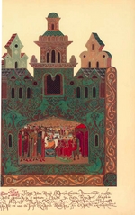 Altrussische Kunst - Die Botschaft des Großfürsten Simeon Iwanowitsch des Stolzen in Twer