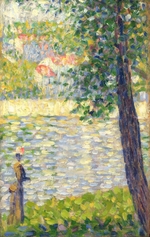 Seurat, Georges Pierre - Morgenspaziergang (Die Seine bei Courbevoie)