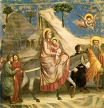 Giotto di Bondone - Die Flucht nach Ägypten (Freskenzyklus aus dem Leben Jesu)