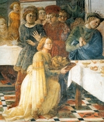 Lippi, Fra Filippo - Die Enthauptung Johannes des Täufers (Detail)