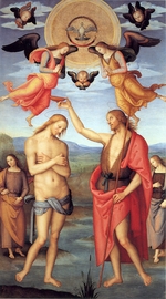Perugino - Taufe Christi