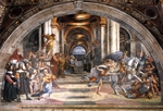 Raffael (Raffaello Sanzio da Urbino) - Die Vertreibung des Heliodoros aus dem Tempel in Jerusalem