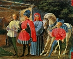 Uccello, Paolo - Die Anbetung der Heiligen Drei Könige (Detail des Quaranta-Altares, mittlere Tafel)