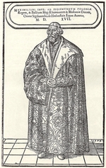 Hübschmann, Donat - Porträt des Barons Sigmund von Herberstein, Botschafter in Polen und Russland
