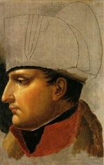 Girodet de Roucy Trioson, Anne Louis - Porträt des Kaisers Napoléon I. Bonaparte (1769-1821). Studie