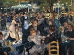 Renoir, Pierre Auguste - Ball im Moulin de la Galette