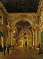 Wassiljew, Timofei Alexejewitsch - Interieur in der großen Kirche des Winterpalastes