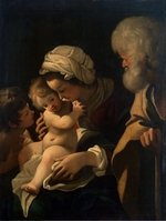 Schedone (Schidone), Bartolomeo - Die Heilige Familie mit Johannesknaben