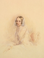 Robertson, Christina - Porträt der Kaiserin Alexandra Fjodorowna (Charlotte von Preußen), Frau des Kaisers Nikolaus I. (1798-1860)