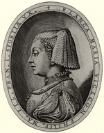 Campi, Antonio - Porträt von Bianca Maria Visconti. Illustration für Cremona fedelissima