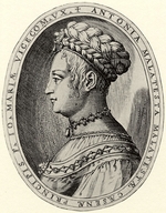 Campi, Antonio - Porträt von Antonia Malatesta. Illustration für Cremona fedelissima