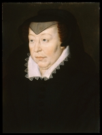 Unbekannter KÃ¼nstler - Porträt von Caterina de' Medici (1519-1589) Kopie nach François Clouet