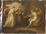 Kauffmann, Angelika - Die gerettete Eleonore (Sultan Selim bringt Eduard I. seine durch eine Gegengift gerettete Gemahlin Eleonora zurück)