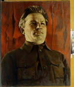 Brodski, Isaak Israilewitsch - Porträt von Sergei Kirow (1886-1934)