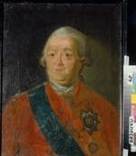 Unbekannter Künstler - Porträt von Graf Pjotr Iwanowitsch Panin (1721-1789)